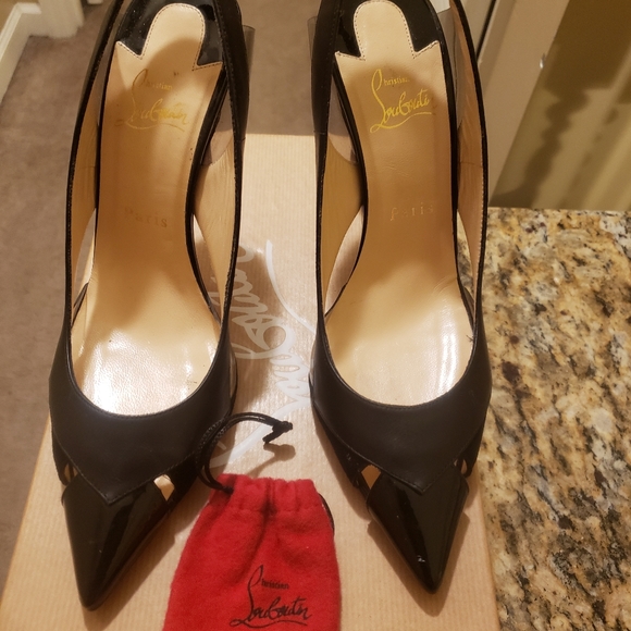 Authentic Christian Loubotin Ladies Shoe -Heels - Picture 3 of 5